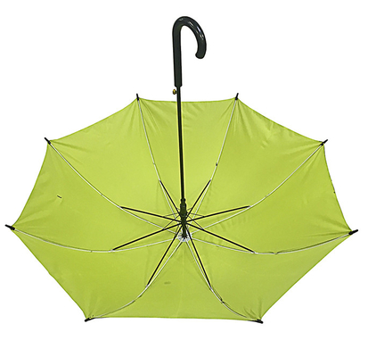 Czarny UV PROOF Pongee Auto Open Stick Parasole średnica 105cm