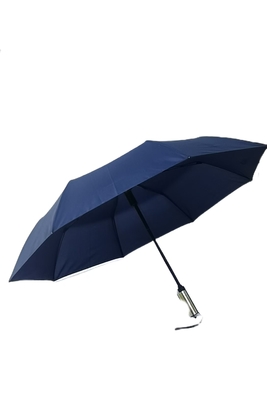 Całkowicie automatyczny składany parasol podróżny z przełącznikiem elektrycznym 23 cali pokrycie kompaktowy parasol podróży