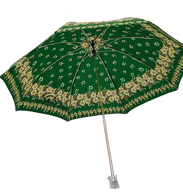 Super lekki 2 składany zwrotny parasol Satyn ramy włókna szklane żebra podręczne otwarte 19 cali 8 paneli