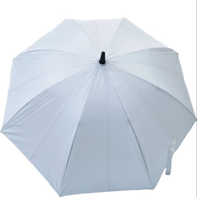 Zastosowany kolor Logo Pongee Outdoor Fan Parasole Stalowe szczotkowanie ramy z włókna szklanego