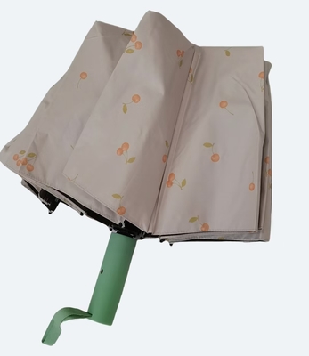 UPF 50 Auto otwarte / zamknięte Pongee UV parasol plażowy 23 cali 12 żebra