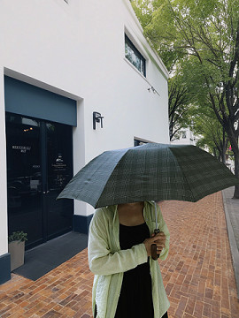 Metalowy kompaktowy parasol 20,5 cala 8 żebra 2 składane z automatycznie otwartym mini parasol