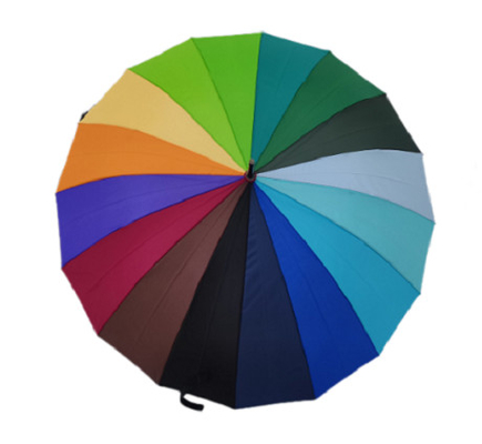 30 cali Chromatic mens Golf parasol Metalowy wał drewniany obsługiwany z drukiem transferem ciepła