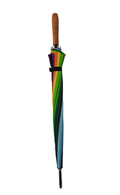 30 cali Chromatic mens Golf parasol Metalowy wał drewniany obsługiwany z drukiem transferem ciepła