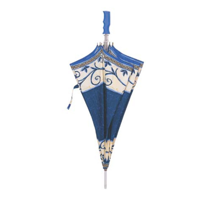 Lekkie aluminiowe parasolki z uchwytem w kształcie