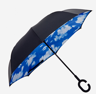 Odwracalny parasol z gumowym uchwytem