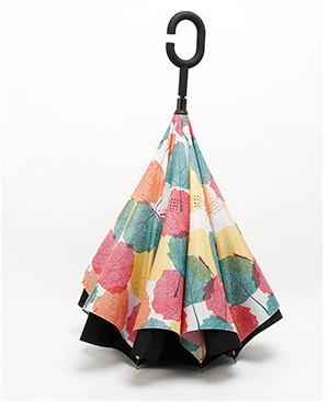 Gumowy uchwyt Dwuwarstwowy Windproof parasol dla ostatecznej ochrony przed elementami