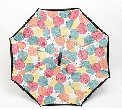 Gumowy uchwyt Dwuwarstwowy Windproof parasol dla ostatecznej ochrony przed elementami