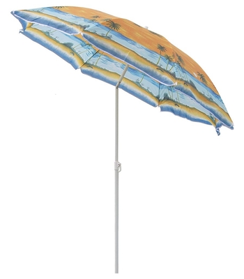 42-calowy metalowy parasol z UPF 50 ochrona z 210T tkaniny oxford