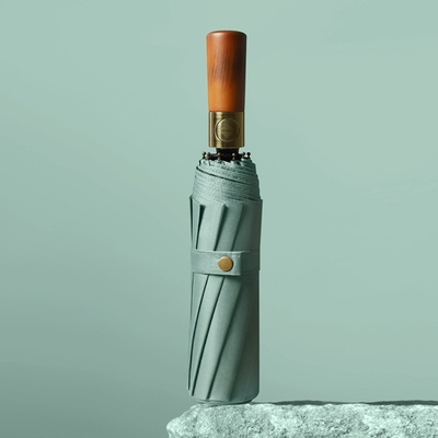 Windproof 10-kręgowy metalowy wał Automatyczne otwarcie / zamknięcie parasol podróży