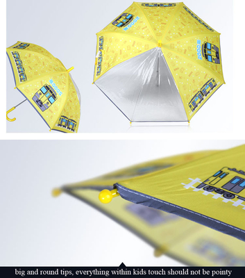 EVA Dwa panele Kompaktny parasol przyjazny dla środowiska i wolny od zapachu, daje dzieciom czysty wzrok, paski odblaskowe