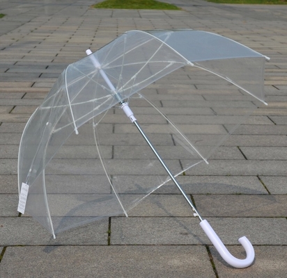 Przejrzysty parasol na deszcz Żeberki z włókna szklanego dla mężczyzn Kobiety