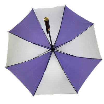27 cali 190T Pongee Fabric Super Windproof Parasole golfowe z ramą z włókna szklanego i uchwytem EVA