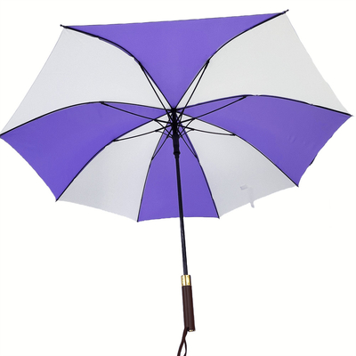 27 cali 190T Pongee Fabric Super Windproof Parasole golfowe z ramą z włókna szklanego i uchwytem EVA