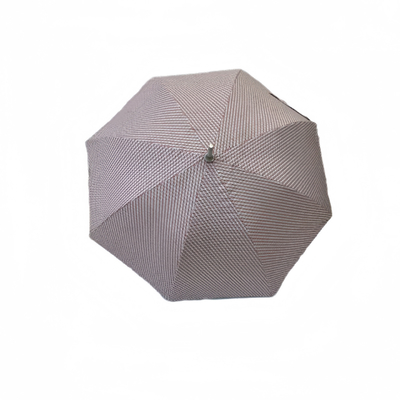 23calowy, lekki, superwietrzny, aluminiowy parasol z 210 ton tkaniny Pongee, 8 żebrów i 104 cm średnicy otwarcia.