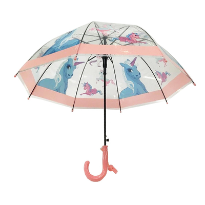 19-calowy dziecięcy parasol z tkaniną POE i drukiem jednorożca