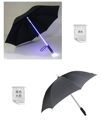 Popularny na Instagramie przezroczysty parasol z podświetlanym trzonem LED
