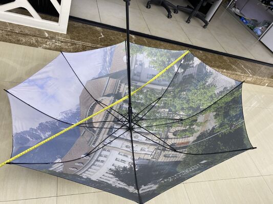 Duży Golf z pełną ramą z włókna szklanych i parasolą z włókna szklanych