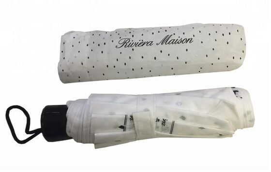 Złożona długość 11 cali Automatyczny parasol podróżny z otwartą średnicą 105 cm i ręcznym sterowaniem otwarciem i zamknięciem zapewniający pokrycie