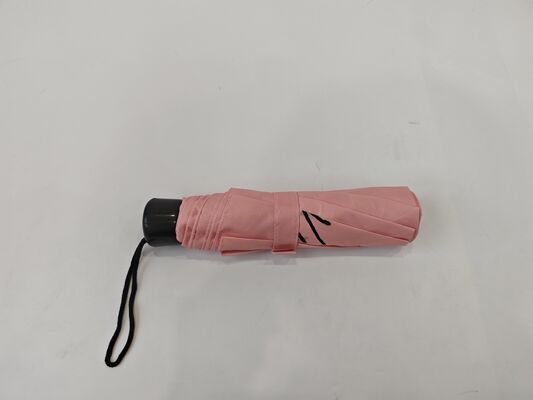 Ręczne otwieranie i zamknięcie złożone parasolki z wygodnym uchwytem z gumą i lekkim kompaktowym projektem do podróży