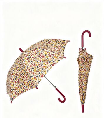 Uroczy kompaktowy parasol dla dziewczynek z nadrukiem własnego logo i średnicą otwarcia 69 cm, idealny do szkoły i na kemping