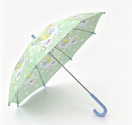 Bezpieczne zaokrąglone końcówki wodoodporny parasol dla dzieci z 8 żebrami do ochrony dzieci przed deszczem