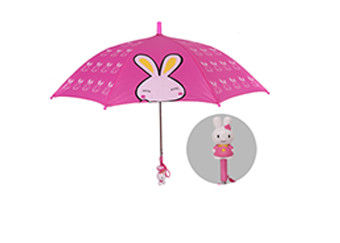 Urocza truskawkowa rączka kompaktowy parasol dla dzieci 18 cali Bezpieczny dla dzieci