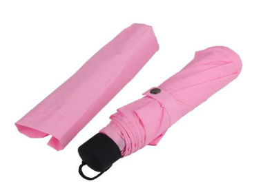 Metal Shaft Lady Pink 3 Składany parasol Rama z włókna szklanego 21 cali 8 żeber