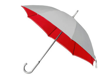 Prosty aluminiowy posrebrzany parasol Ochrona UV Uv Otwarta średnica 100-103 cm
