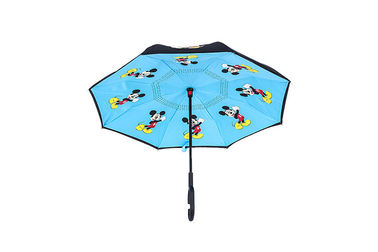 Dzieci Odwrócony odwrócony parasol Cartoon Art Druk cyfrowy Podręcznik Zamknij