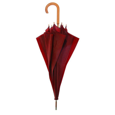 Metalowa rama J Stick 23-calowy parasol z drewnianą rączką