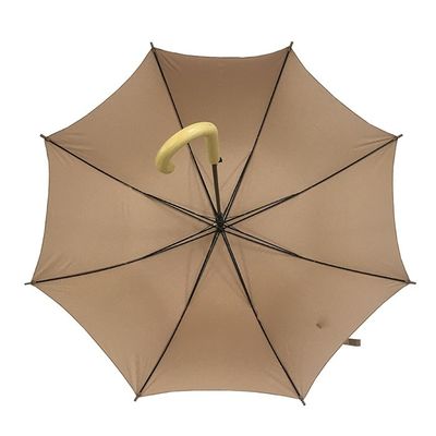 Gorący sprzedawanie żeber U Metalowy trzonek Klasyczny parasol drewniany uchwyt