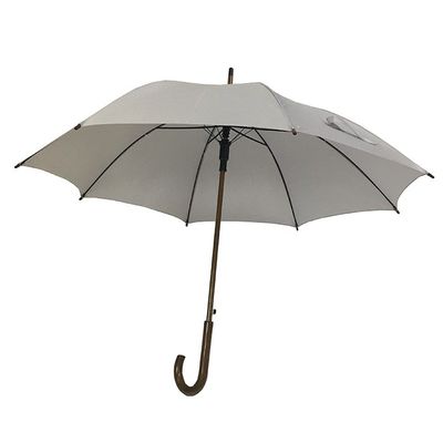 23-calowy prosty automatyczny parasol z drewnianym trzonkiem i drewnianą rączką