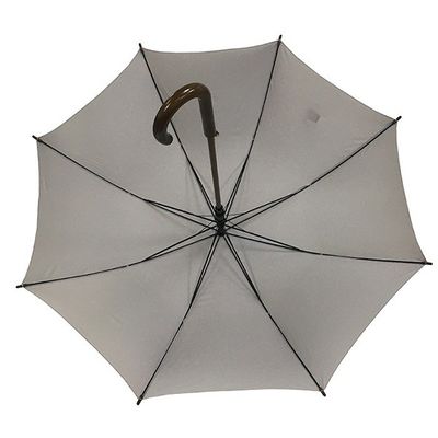 23-calowy prosty automatyczny parasol z drewnianym trzonkiem i drewnianą rączką