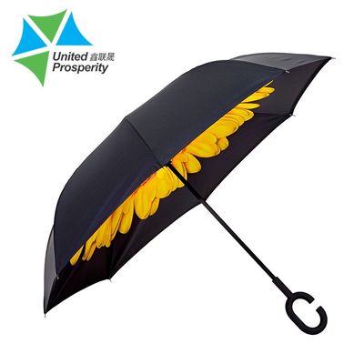 Odwrócony parasol przeciwsłoneczny BV Metal Ribs C Handle