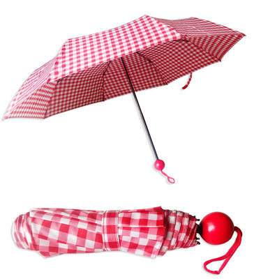 Składany parasol z trzema metalowymi żebrami dla mężczyzn