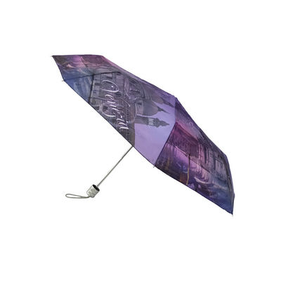 Lekki mini składany parasol z nadrukiem cyfrowym do podróży