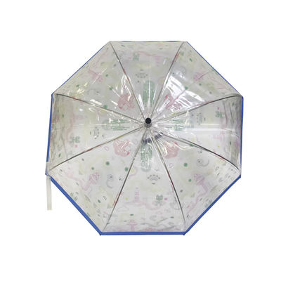 Automatyczny otwarty przezroczysty parasol bąbelkowy Apollo