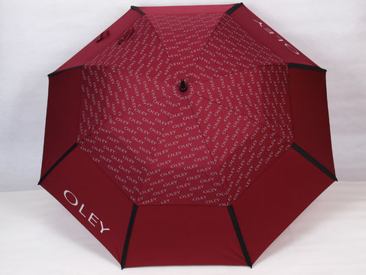 Wiatroodporne parasole golfowe dla mężczyzn z nadrukiem literowym