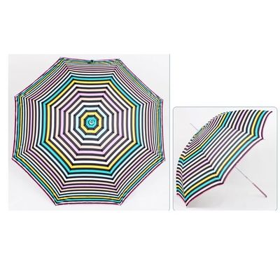 Kolorowy, wodoodporny, kompaktowy parasol golfowy Pongee 27 &quot;* 8K