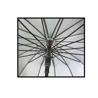 Ręczne otwierane męskie wiatroszczelne parasole 16K do reklamy zewnętrznej