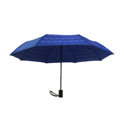 Mini wiatroodporny 21-calowy składany parasol poliestrowy 190T 3 do podróży