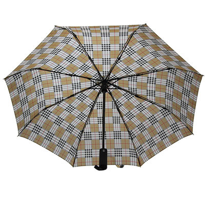 8mm metalowy wałek w pełni automatyczny wzór paska parasola dla mężczyzn biznesowych