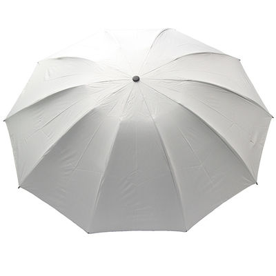 Czarna powłoka UV Trzy składane parasole Automatyczne otwieranie i zamykanie dla kobiet