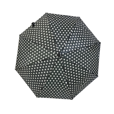 Ręczny, otwarty, poliestrowy, wiatroodporny składany parasol 190T dla kobiet