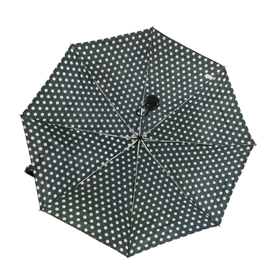 Ręczny, otwarty, poliestrowy, wiatroodporny składany parasol 190T dla kobiet