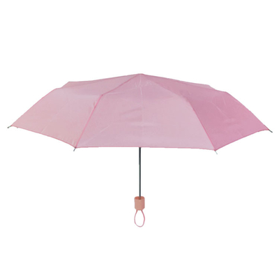Ręczny otwarty przenośny 3 składany parasol z tkaniny Pongee