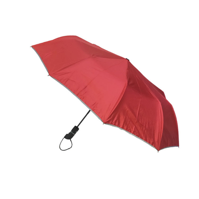 10 żeberek z czarną powłoką Pongee 3 składany automatyczny parasol dla mężczyzn