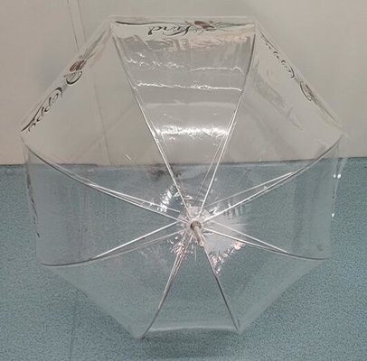 TUV Automatyczny otwarty przezroczysty parasol kompaktowy POE dla dzieci 100 cm