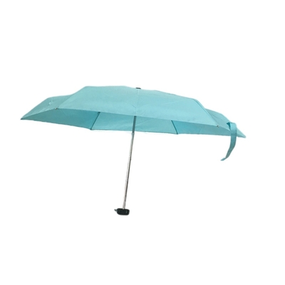 5-krotny ręczny otwarty mały parasol kieszonkowy pongee z żebrami z włókna szklanego